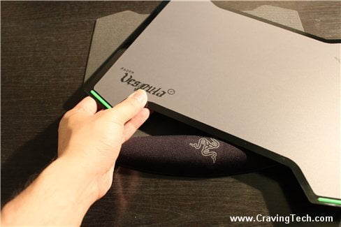 Razer Vespula Review -detachable wrist rest