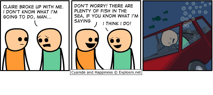 Cyanide and Happiness - Fish in sea