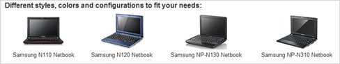 Samsung Netbooks on Sale