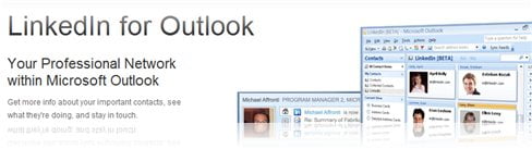 Outlook 2010 linkedin
