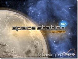 Space Station Frontier HD Review - main menu