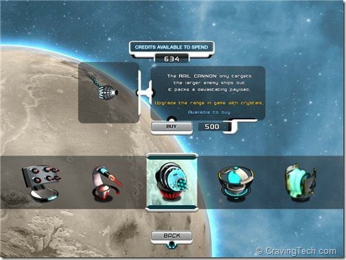 Space Station Frontier HD Review - unlock weapons