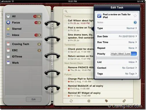 Todo for iPad Review - add task