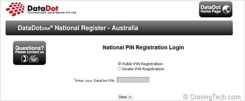 DataDot DNA Registration[4]