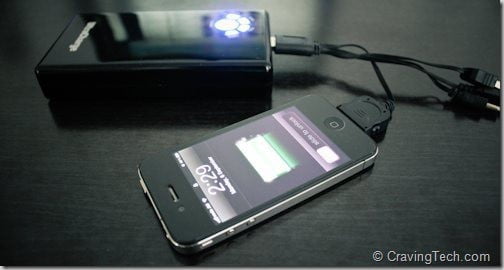 Charging iPhone 4