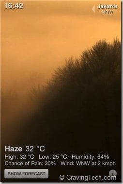 Weather HD Review- haze