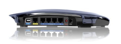 Linksys WRT610N Review - back shot