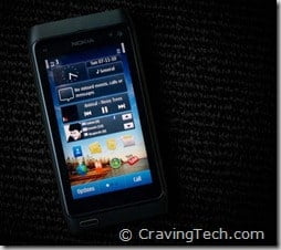 Nokia N8 home screen