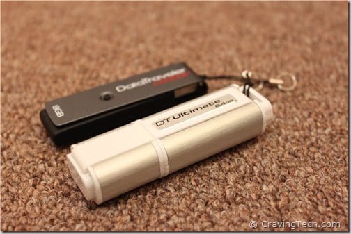 Kingston DataTraveler Ultimate 3 review - compare size