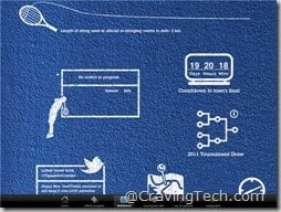 Australian Open 2011 iPad app - dashboard 2