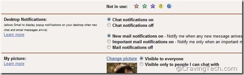 Gmail desktop notification