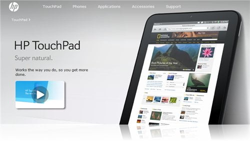 HP TouchPad - iPad alternative