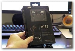 A151 Earphones review - packaging