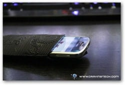 Oberon Cell Phone Sleeve Review - BB bold 9700 fit