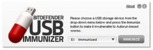 BitDefender delivers a USB immunizer tool