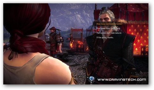 The Witcher 2 Review - conversation
