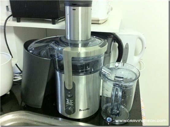 Breville ikon Froojie Review - set-up