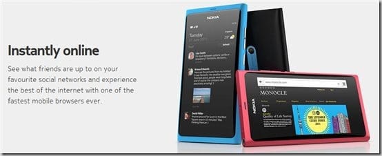 Nokia N9 colors
