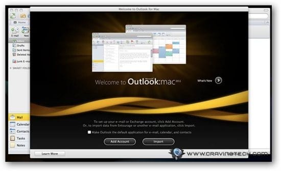 Office 2011 for Mac - Outlook opening