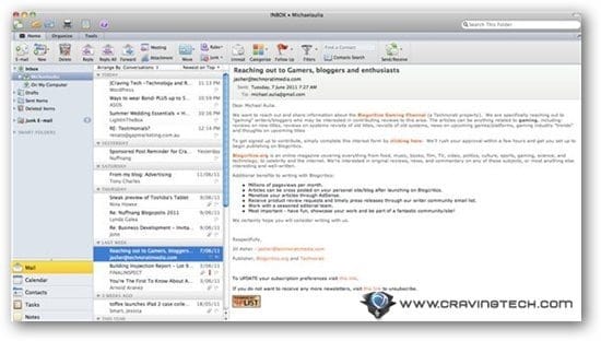 Office 2011 for Mac - inbox