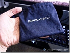 Plantronics Savor M1100 Review -  carrying pouch