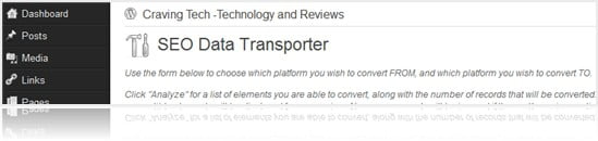 SEO Data Transporter