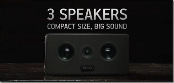 SONOS 3 speakers