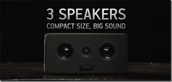 SONOS 3 speakers
