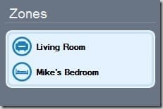 SONOS linked zones