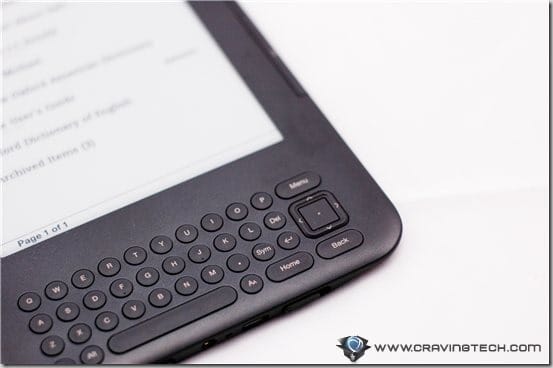 Amazon Kindle 3 Review - D-Pad