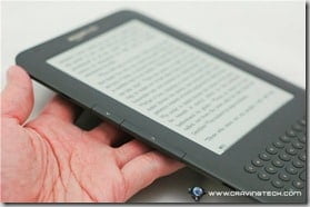 Amazon Kindle 3 Review - Left buttons