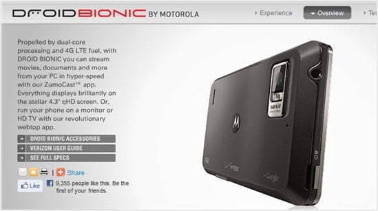 Motorola Droid Bionic