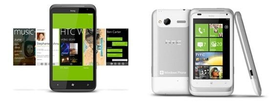 HTC Radar and HTC Titan unveiled images from HTC