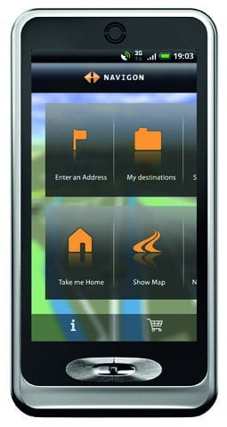 NAVIGON for Android 4.0 Main Menu 2