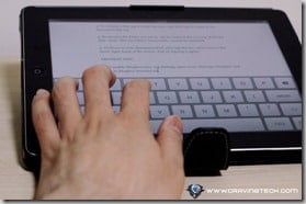 Aranez iPad 2 Case - typing