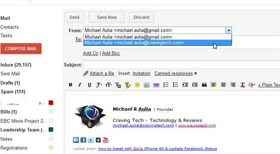 Gmail compose email