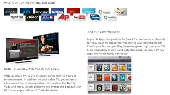 LG Internet TV