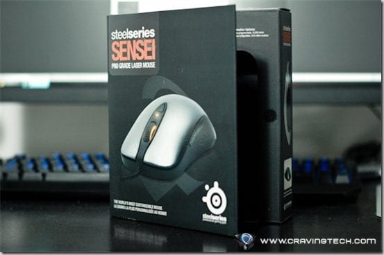 SteelSeries Sensei Review - packaging opened