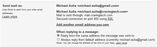 Use Gmail for domain name email