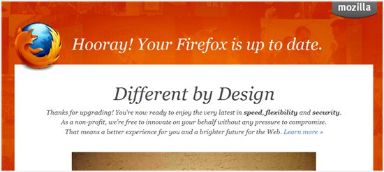 Firefox 9 update