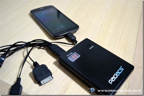 PADACS UltraCharge Mini charging