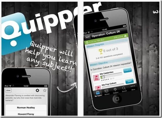 Quipper screenshot