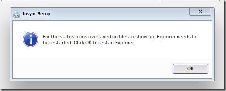 Insync Explorer Restart