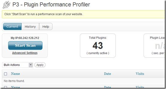P3 Plugin performance profiler