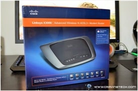 Linksys X3000 packaging