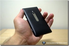 Nokia Lumia 800 back