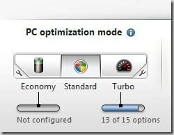 PC optimization mode
