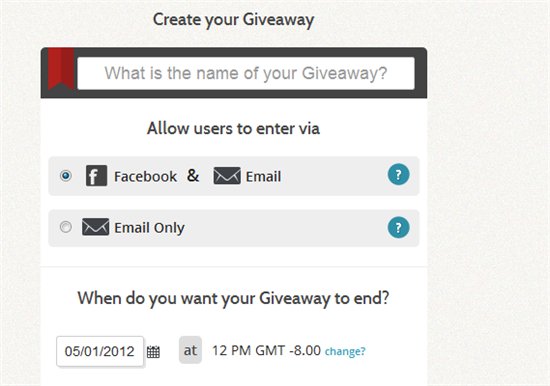 PunchTab create giveaway