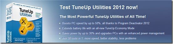 TuneUp Utilities 2012