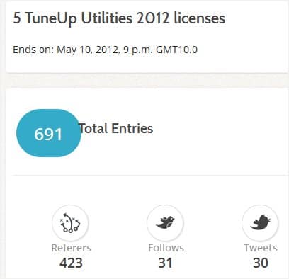 TuneUp Utilities giveaway